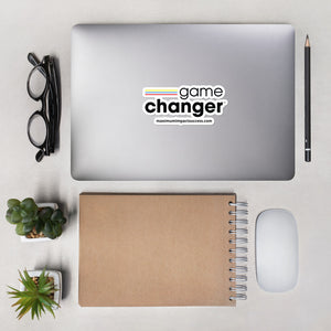 "Game Changer" Bubble-free stickers