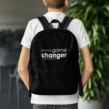 Load image into Gallery viewer, &quot;Game Changer&quot; Black Backpack
