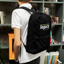 Load image into Gallery viewer, &quot;Leave A Legacy&quot; White Backpack