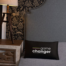Load image into Gallery viewer, &quot;Game Changer&quot; Black Basic Pillow