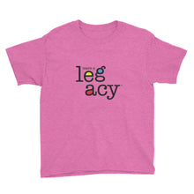 Load image into Gallery viewer, &quot;Leave A Legacy&quot; Youth Short Sleeve T-Shirt