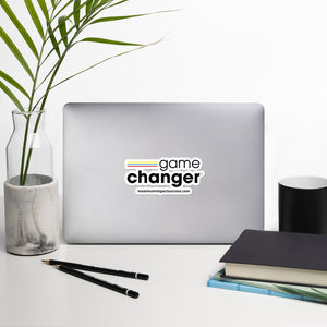 "Game Changer" Bubble-free stickers