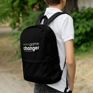 "Game Changer" Black Backpack