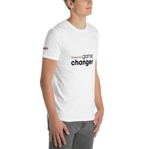 "Game Changer" White Short-Sleeve Unisex T-Shirt